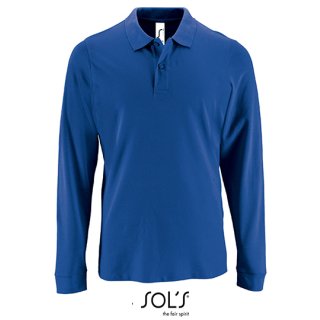 Men`s Long-Sleeve Piqu&eacute; Polo Shirt Perfect