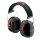 Kapselgehörschutz uvex K3 2600003 schwarz, rot SNR 33 dB Größe S, M, L