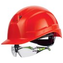 Schutzhelm uvex pheos IES 9730001 rot mit Lüftungen