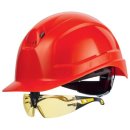 Schutzhelm uvex pheos IES 9730004 rot mit Lüftungen