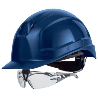 Schutzhelm uvex pheos IES 9730006 blau mit Lüftungen