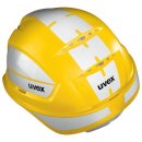 Schutzhelm uvex pheos E-WR 9770136 gelb ohne Lüftungen