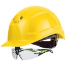 Schutzhelm uvex pheos IES 9772150 gelb mit Lüftungen