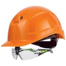 Schutzhelm uvex pheos IES 9772250 orange mit Lüftungen