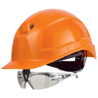 Schutzhelm uvex pheos IES 9772252 orange mit Lüftungen