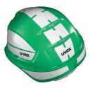 Schutzhelm uvex pheos B-WR 9772437 grün mit...